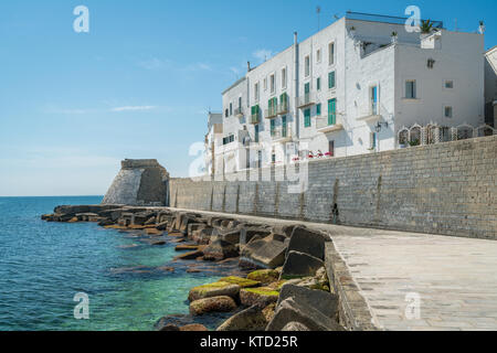 Malerische Anblick in Monopoli, Provinz Bari, Apulien, Süditalien. Stockfoto