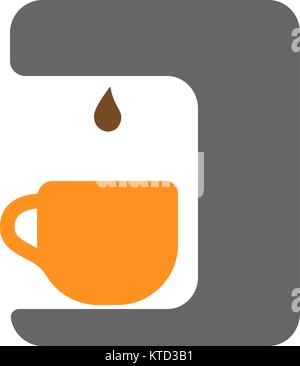 Kaffeemaschine Vektor Stock Vektor