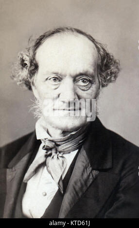 Sir Richard Owen KCB FRMS FRS (1804-1892) in einem Porträt von 1860. Stockfoto