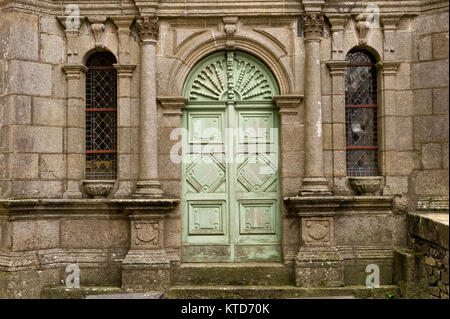 Église Notre-Dame de Chaumont. Kirche Notre-Dame von Saint-Thégonnec in Finistere, Bretagne (Bretagne), Frankreich Stockfoto