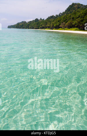 Strand Nummer 7 auf Havelock Andaman Inseln Stockfoto