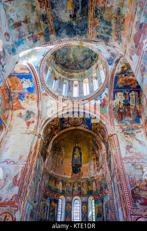 Schönen Fresken und Interieur von Gelati Monastery, Kutaisi, Georgien Stockfoto