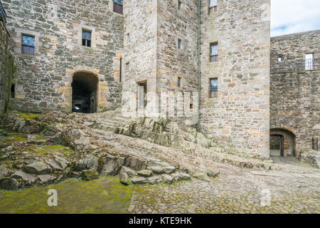 Blackness Castle, in der Nähe des omonimous Dorf im Rat von Falkirk, Schottland. Stockfoto