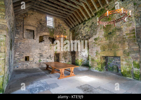 Blackness Castle, in der Nähe des omonimous Dorf im Rat von Falkirk, Schottland. Stockfoto