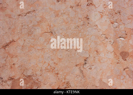 Marmor orange, pink, alte Oberfläche, Hintergrund, Wand der alte, antike, Naturstein. Stockfoto