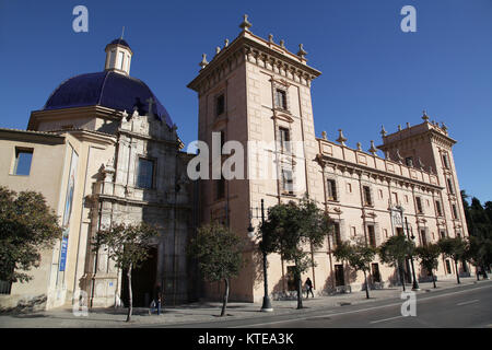 Museo de Bellas Artes oder das Museum der Bildenden Künste in der Nähe des Flusses Turia Park. Valencia Spanien Stockfoto