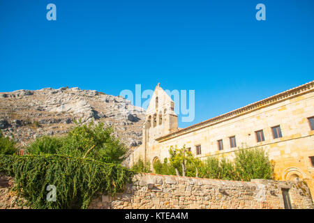 Kloster Santa Maria La Real. Aguilar de Campoo, Palencia Provinz Castilla Leon, Spanien. Stockfoto