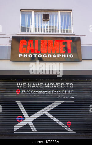 Calumet Photographic auf Drummond Street, Camden, London, NW1, UK Stockfoto