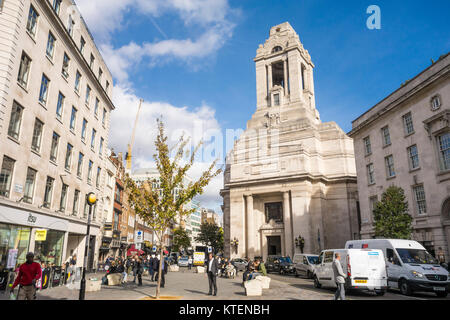 Freimaurer' Hall, Vereinigten Großloge von England, die Bibliothek und das Museum der Freimaurerei, Great Queen Street, London, UK Stockfoto