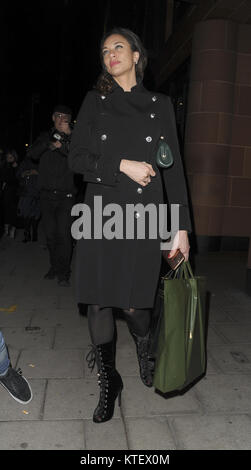 Konkurs Boris Becker und seine Frau Lilly Becker gesehen verlassen C London Restaurant auf Mayfair Mit: Lilly Becker Wo: London, Großbritannien Wann: 22 Aug 2017 Quelle: WENN.com Stockfoto