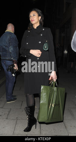 Konkurs Boris Becker und seine Frau Lilly Becker gesehen verlassen C London Restaurant auf Mayfair Mit: Lilly Becker Wo: London, Großbritannien Wann: 22 Aug 2017 Quelle: WENN.com Stockfoto