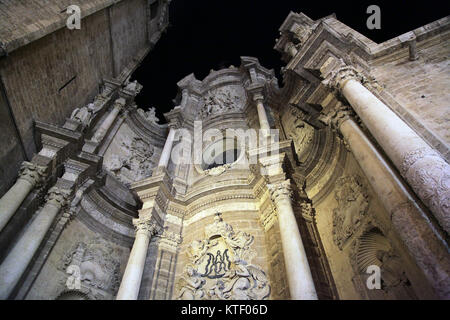 Die Kathedrale von Valencia und der Heilige Gral. Heiligen Kelch Kapelle. Basilika. Valencia Spanien Stockfoto