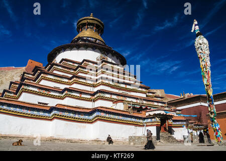 Kumbum chorten an Pelkor haderte Kloster Gyantse Tibet Stockfoto