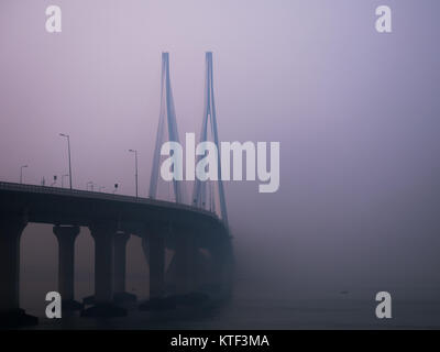 Bandra-Worli Sea Link Bridge Stockfoto