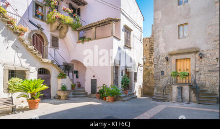 Malerische Anblick in Bomarzo, Provinz Viterbo, Latium, Italien. Stockfoto