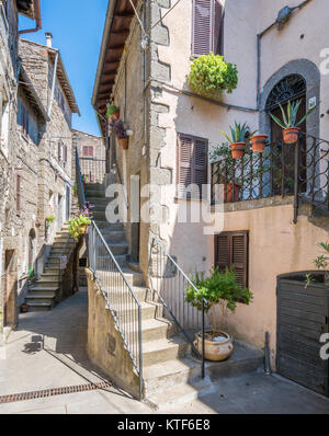 Malerische Anblick in Bomarzo, Provinz Viterbo, Latium, Italien. Stockfoto