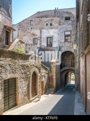 Malerische Anblick in Bomarzo, Provinz Viterbo, Latium, Italien. Stockfoto