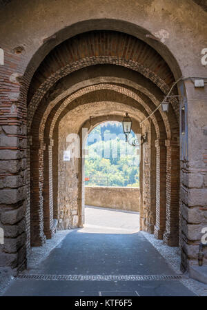 Malerische Anblick in Bomarzo, Provinz Viterbo, Latium, Italien. Stockfoto