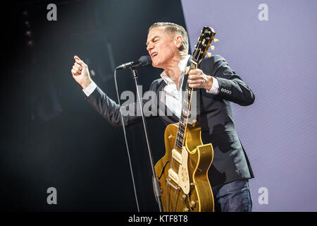 Der kanadische Sänger, Songwriter und Musiker Bryan Adams führt ein Leben im Oslo Spektrum. Norwegen, 09.02.2017. Stockfoto