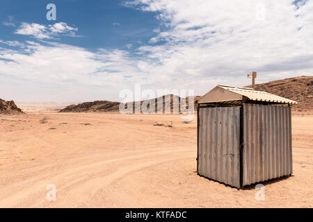 Hoanib Skeleton Coast Camp Airfield, Namibia. Stockfoto