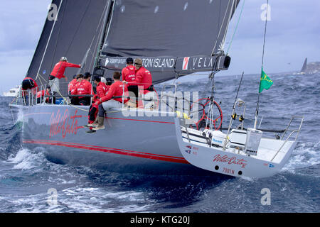 Sydney, Australien. 26. Dezember 2017. Rolex Sydney Hobart Yacht Race 2017. Wild Oates X. Anthony Bolack/Alamy leben Nachrichten Stockfoto