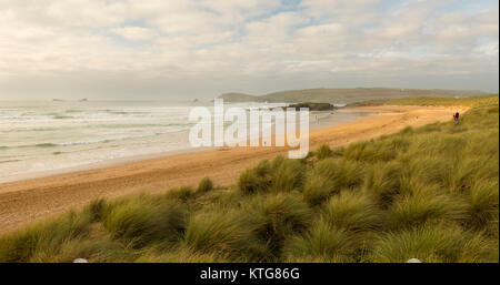 Constantine Bay in North Cornwall. Stockfoto