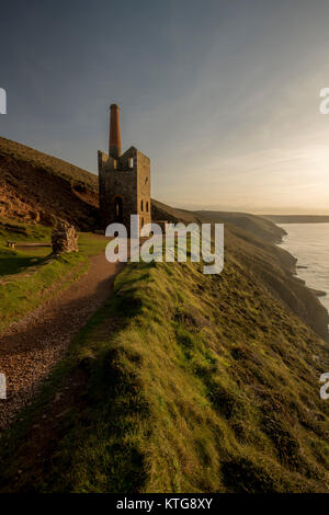 Towanroath Motor Haus Wheal Coates Stockfoto