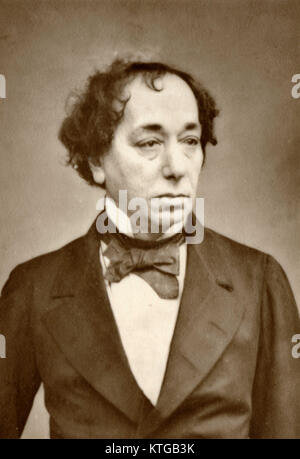 Der Earl of Beaconsfield, Benjamin Disraeli, konservative Premierminister von Großbritannien 20 Februar 1874 - 21. April 1880 Stockfoto