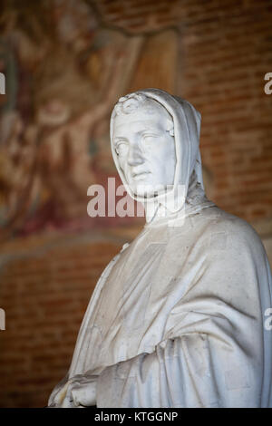 Pisa - Camposanto - Friedhof wurde im Jahre 1278 gebaut zu Haus die heiligen Schmutz zurück von Golgota während der Kreuzzüge gebracht. Es wurde dann die buria Stockfoto