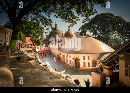 Alte Kamakhya Tempels, Guwahati, Assam, Indien. Stock Bild Stockfoto