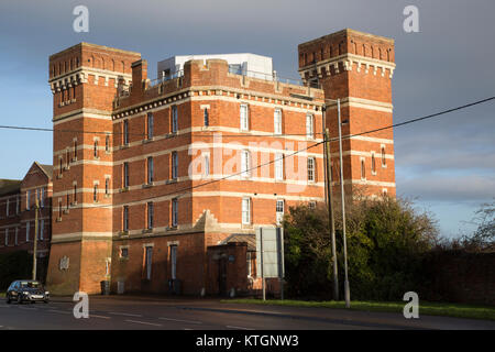 Le Marchant Kaserne Heimat der Wiltshire Regiments 1878-1967 an Gehäuse, Devizes, England, Großbritannien Stockfoto