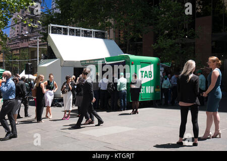 Melbourne Cup wetten Station in Sydney Stockfoto