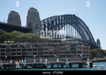 Sydney Harbour Bridge Bereich Stockfoto