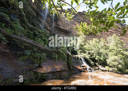 Katoomba Wasser fallen in Australien Stockfoto