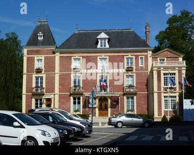 Beaumont le Roger (Eure, Fr) Mairie Stockfoto