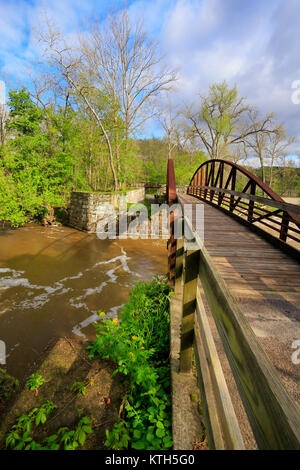 Lock 29, Penninsula, Cuyahoga Valley National Park, Brecksville, Ohio, USA Stockfoto