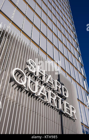 Shard Viertel, London Bridge, Stadtteil Southwark, London, England, Großbritannien Stockfoto