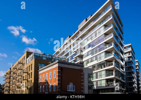 Eine Tower Bridge Road Entwicklung von Berkeley Homes, Stadtteil Southwark, London, England, Großbritannien Stockfoto