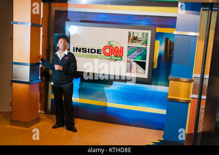 Ausflugsziel für Touristen, CNN Studio, Atlanta, Georgia, USA Stockfoto