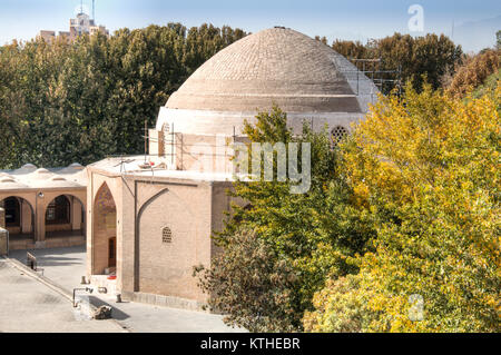 Die Ali Qapu Palast auf dem berühmten Naqsh-e Jahan Square im Zentrum von Isfahan im Iran Stockfoto