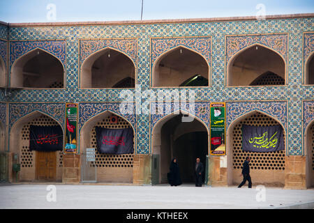 ISFAHAN, IRAN - NOVEMBER 2017: Die Jameh Moschee ist die größte und wichtigste Moschee Isfahan im Iran Stockfoto