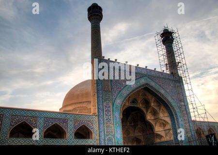 Die Jameh Moschee ist die größte und wichtigste Moschee Isfahan im Iran Stockfoto