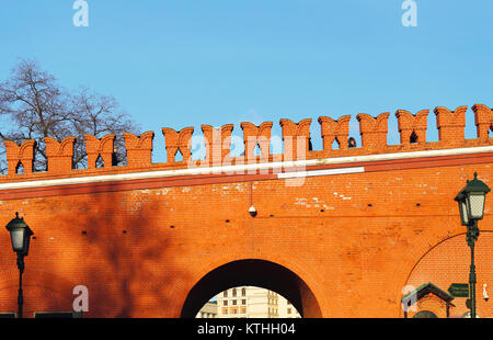 Kreml von der Brücke Stockfoto