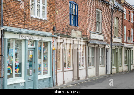 Staithe Straße in Wells-next-the-Sea, Norfolk Stockfoto