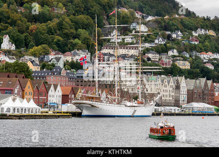 Kleine Passagier Fähre Ansätze dockside Stockfoto