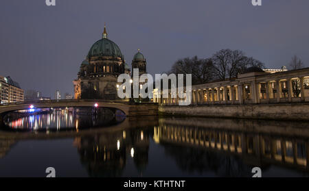 Berliner Dom oder der Berliner Dom ist die Kurzbezeichnung für die Evangelischen Obersten Pfarr- und Stiftskirche in Berlin, Deutschland Stockfoto