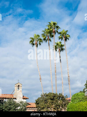 Glockenturm in San Juan Capistrano Mission Stockfoto