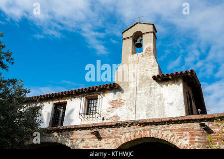 Glockenturm in San Juan Capistrano Mission Stockfoto
