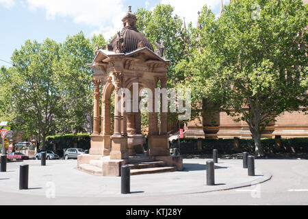 Trinken Springbrunnen im Hyde Park Sydney Stockfoto