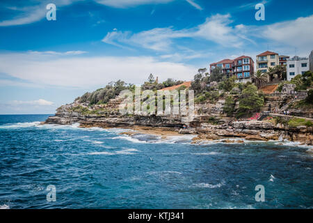 Bondi costal Walk in Sydney coogee Stockfoto